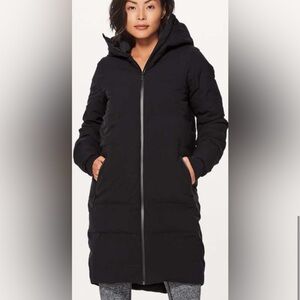 🍒LULULEMON sz 8 SLUSH HOUR / SLEET STREET PARKA 600-Fill DOWN Jacket Warrior